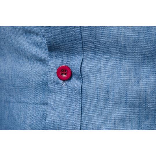 Camisa Social Jeans Slim -falcane - Loja2