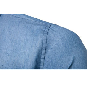 Camisa Social Jeans Slim -falcane - Loja2