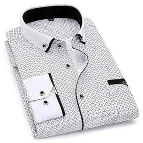 Camisa Social Masculina Com Bolso - Loja2