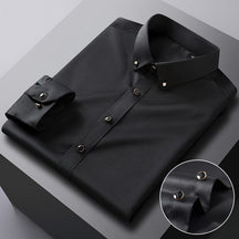 Camisa Social Slim Seda Gelo - Loja2