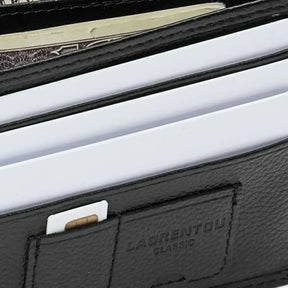 Carteira de Couro Masculina Laorentou - Loja2