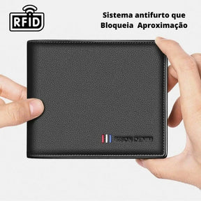 Carteira Masculina Couro Slim - Loja2