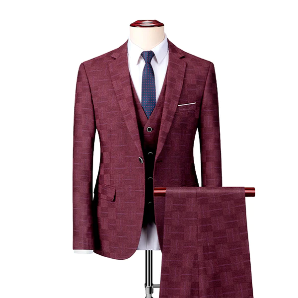 Terno Masculino Classic Quadriculado Galliano Paletó - Loja2