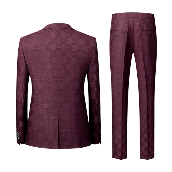 Terno Masculino Classic Quadriculado Galliano Paletó - Loja2