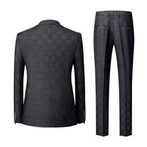 Terno Masculino Classic Quadriculado Galliano Paletó - Loja2