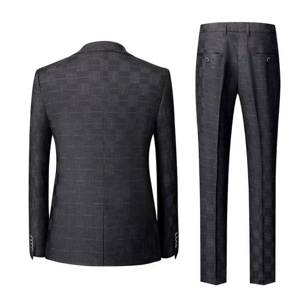 Terno Masculino Classic Quadriculado Galliano Paletó - Loja2