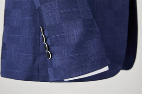 Terno Masculino Classic Quadriculado Galliano Paletó - Loja2