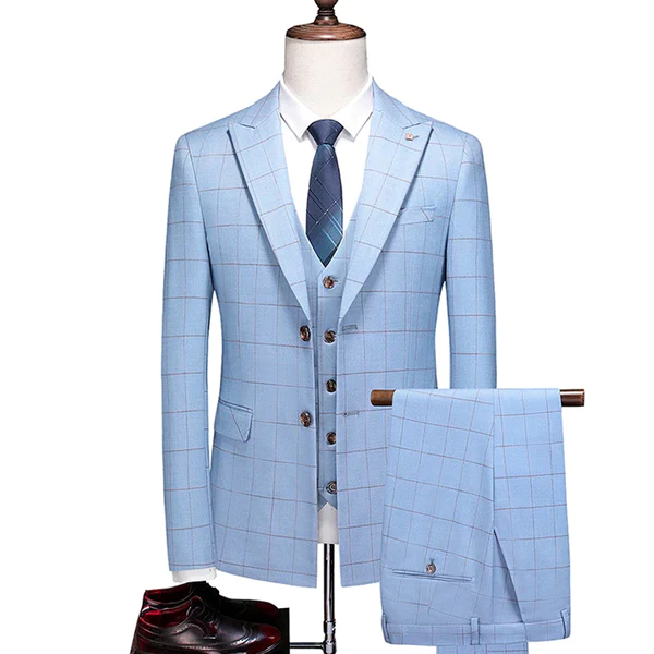 Terno Masculino Xadrez Galliano Paletó -F0003 - Loja2