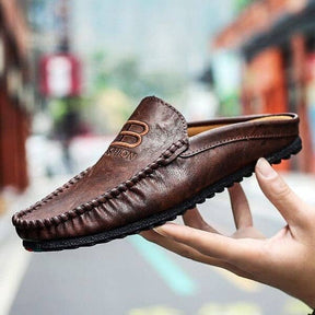 Mule Masculino Kevin Em Couro - Loja2