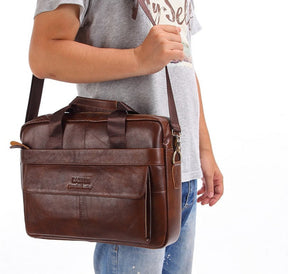 Bolsa couro Masculina FC057 - Loja2